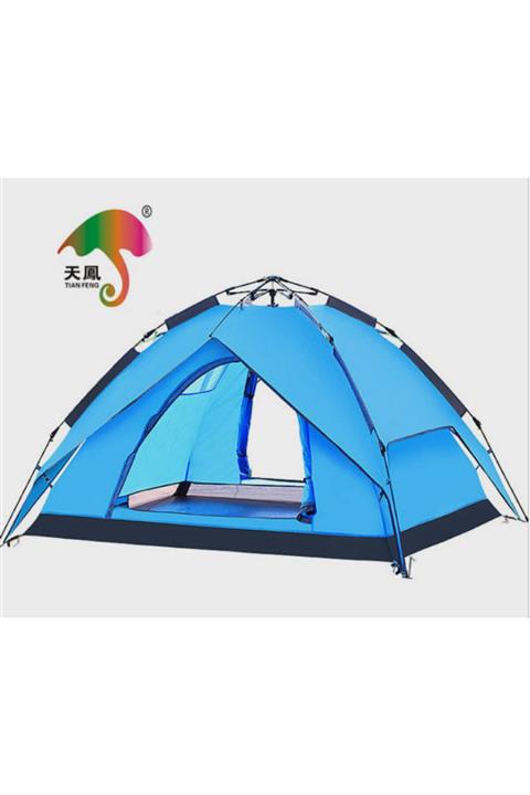 Matystore Tam Otomatik Kurulum 4 Kişilik Gölgelikli Çadır (220x200x145)