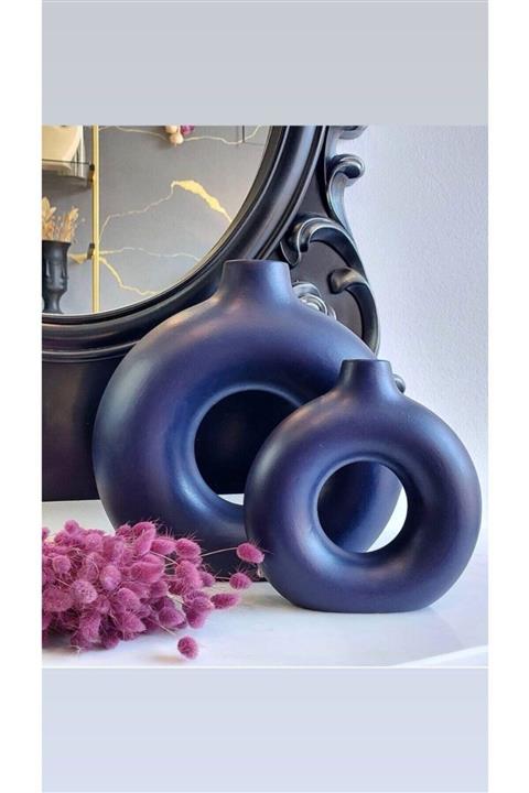 Big Craft Bohem Halka Vazo Biblo 2'li Set