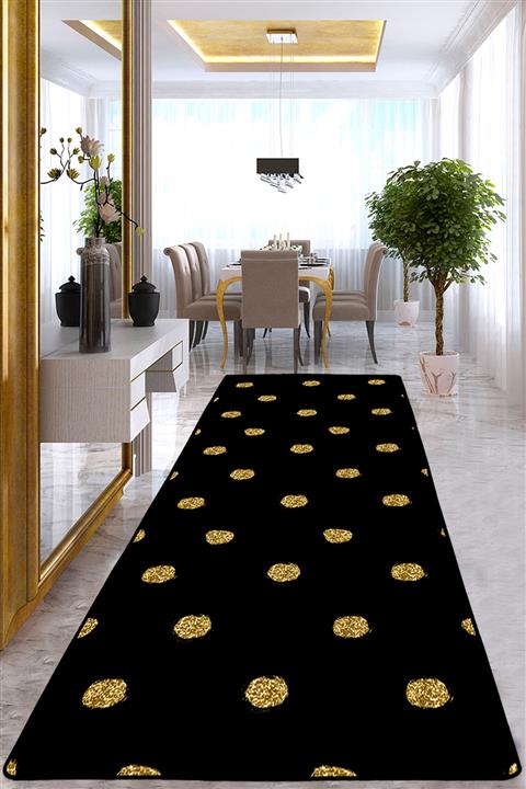 Chilai Home Black Pearl Yolluk Halı Djt Kaymaz Taban Yıkanabilir,rulo Kesme Yolluk.