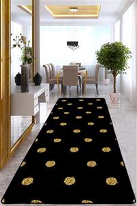 Chilai Home Black Pearl Yolluk Halı Djt Kaymaz Taban Yıkanabilir,rulo Kesme Yolluk.
