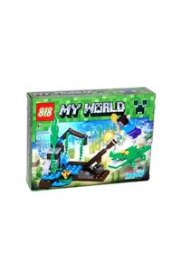 elife Es82090-3 Lego Seti Su Altı Minecraft My World Serisi 90 Parça Blok Yapılandırma Oyuncağı