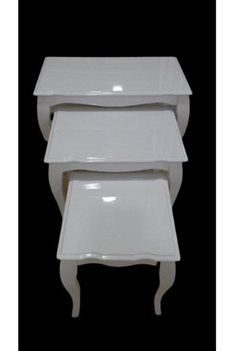 ALTINTAÇ GLOBAL MOBİLYA Sehpa Avangart Üçlü Altıntaç Üçlü Çay Sehpası