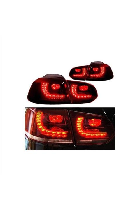 ABH DESİGN TUNİNG Vw Golf6 2008-2013 R Uyumlu Stop Füme Kayar Sinyalli (İthal)