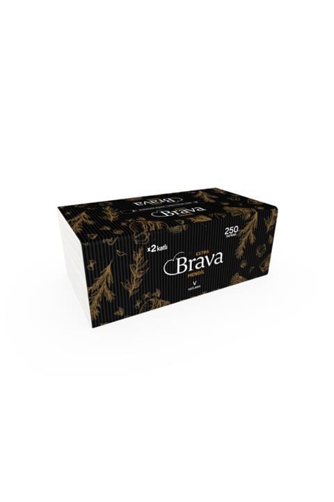 Brava Extra Poşet Mendil 18x21 cm 250 Adet