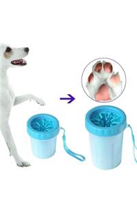 MESHUR STORE Evcil Hayvan Büyük Boy Köpek Pati Temizleme Yıkama Bardağı Mavi