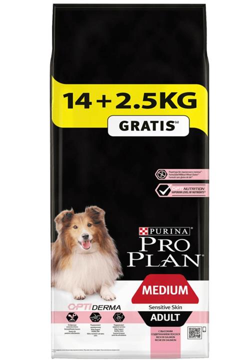 Proplan Pro Plan Dog Medium Adult Sensitive Salmon,rice 16,5 Kg