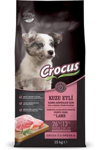 Crocus Kuzu Etli Pirinçli Yavru Köpek Maması 15 Kg