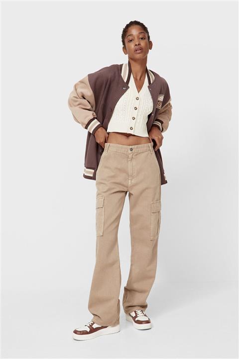 Stradivarius Straight Fit Kargo Pantolon