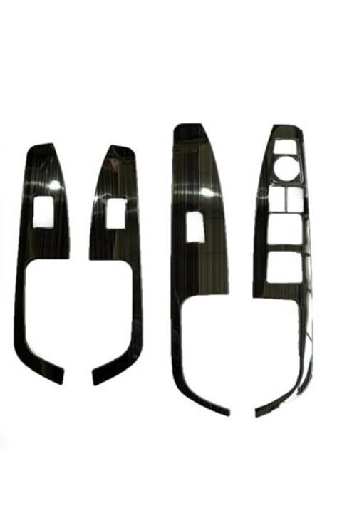 GENPO Hyundai Elantra Kolçak Kaplama Tıtanyum Sıyah 2016-2019