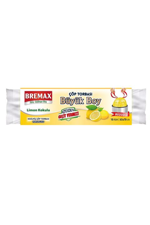 Bremax Buzgulu Cöp Torbası Buyuk Boy-limonlu -uretici