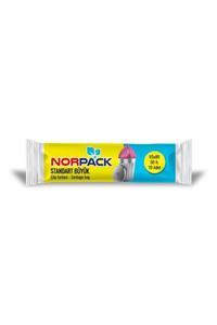 Nur Plastik Norpack Çöp Poşeti Büyük Boy Siyah 80 Gr 65 X 80 10'lu (tek Rulo)