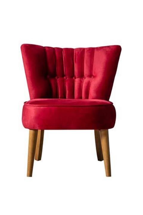 Cewi Rostow Berjer Koltuk Kırmızı