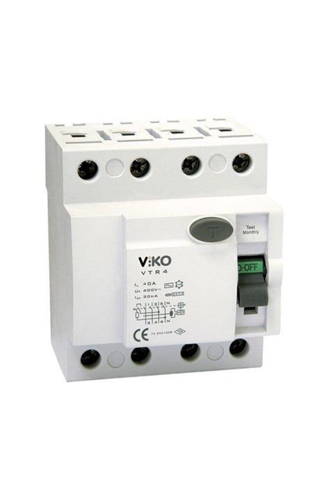 VİKO Trifaze 4x25a 300ma Kaçak Akım Rölesi