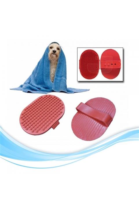 BEKA Ergonomik Masajlı Evcil Hayvan Kedi Köpek Yıkama Fırçası Aparatı