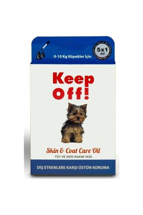 Keep Off Köpek İçin Tüy Deri Bakım Damlası 5'li (0-10 Kg Arası Köpekler Için)