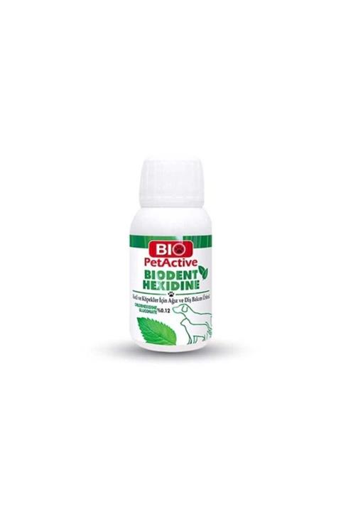 Bio PetActive Biodent Hexidine Kedi Köpek Ağız ve Diş Bakım Ürünü 50 ml