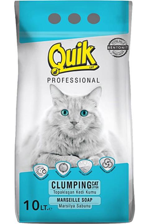 Quik Bentonit 10 Lt Ince Kedi Kumu(marsiya Sabun Kokulu)