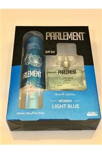 Parlement Light Blue Edc 150 ml Kadın Parfüm Deodorant Seti 3341315097428