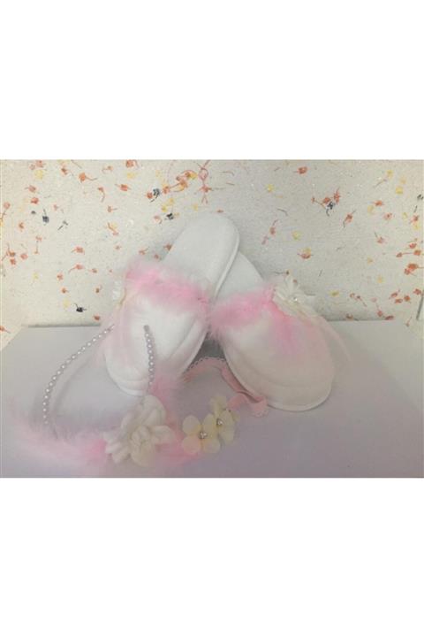 Süs İstasyonu Lohusa Terlik Bandana Seti