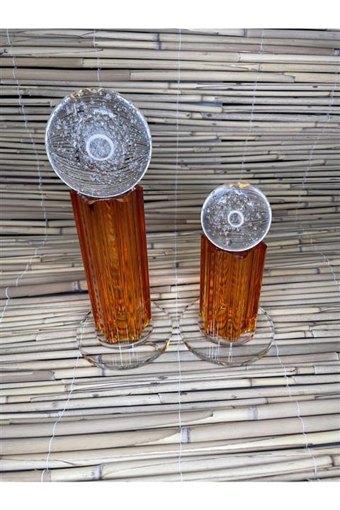 Aile Home 2'li Kristal Baloncuklu Küre 24cm-17cm