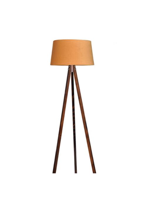 MCT Üç Ayaklı Tripod Ahşap Lambader Abajur