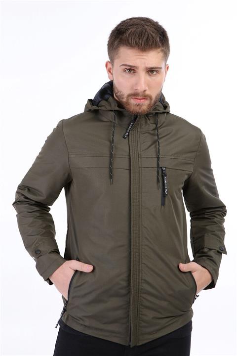 Fk class Erkek Haki Zodyak Kapşonlu Su Geçirmez Yağmurluk