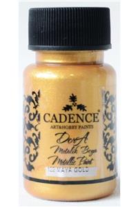 Cadence 122 Maya Altın Dora Metalik Boya 50ml(cc)