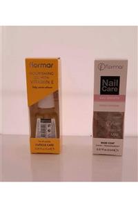 Flormar Nourishing Oil With Vitamin E - Tırnak Bakım Yağı 11ml Tırnak Uzatıcı Bakım Bazı