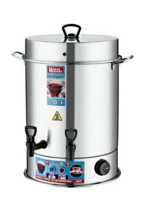 WARM WASSER 60 Bardak Reis Çay Otomatı Çelik Kasa