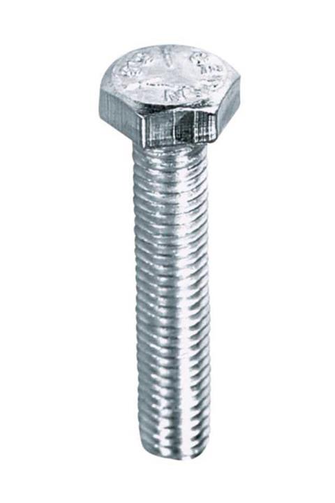 Çetin M4x20 Din 933 Altı Köşe Baş Demir Cıvata Beyaz 2300 Adet