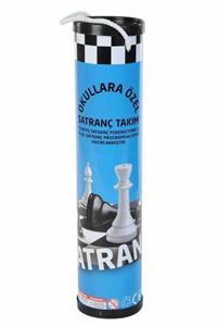 HAK İŞ OYUNCAK Okullara Özel Rulo Satranç Mavi Kılıf