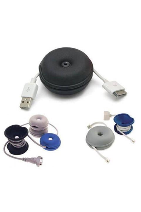 İndiriminVar Kablo Düzenleyici Toparlayıcı Silikon 3 Adet Kablo Organizer