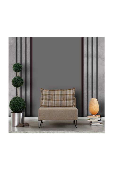 PASİFİC HOME Roha Tekli Koltuk Kahverengi