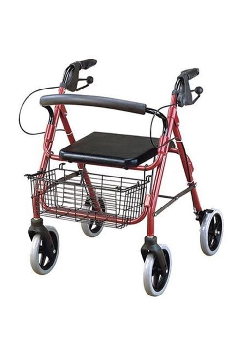 WOLLEX Alüminyum Rollatör Yürüteç Frenli Mekanizma