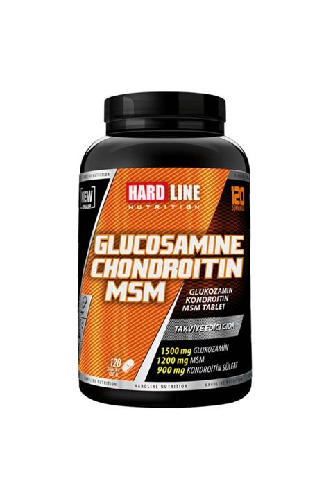 Hardline Nutrition Hardline Glucosamine Chondroitine Msm 120 Tablet