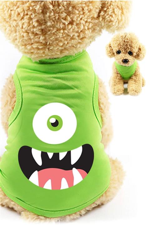 ARTREYON Kedi Köpek Elbiseleri Çizgi Karakterli Sevimli Gezdirme Giysileri