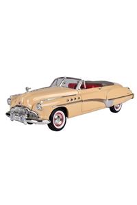 VARDEM OYUNCAK 1:18 1949 Buick Roadmaster Diecast Krem Rengi