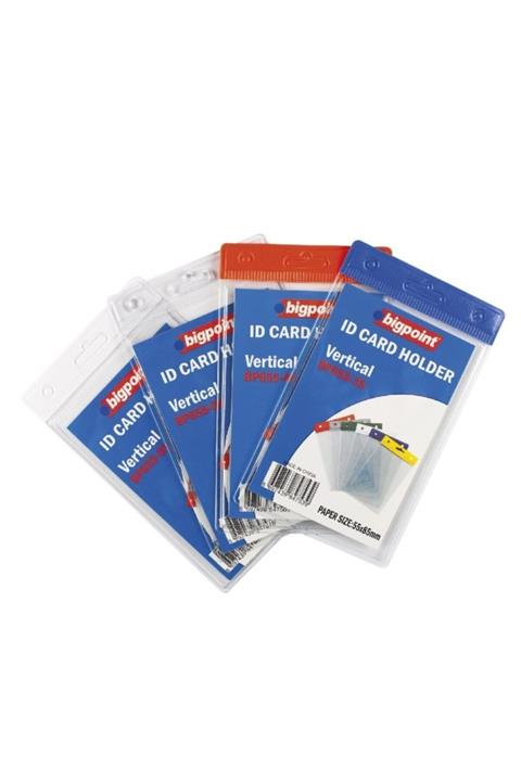 Bigpoint Kart Poşeti Dikey Beyaz 55x85mm 10 Adet