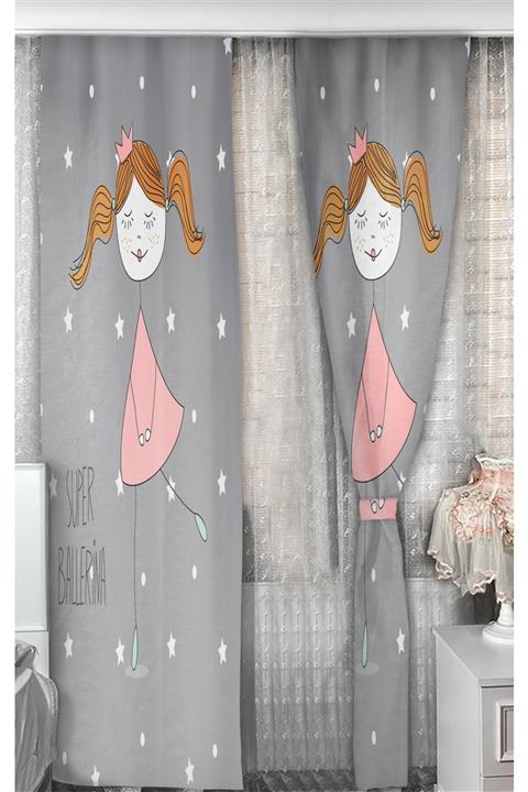 Bebişim Halı Sevimli Kız Bi93 140x200 Çocuk Odası Fon Perde