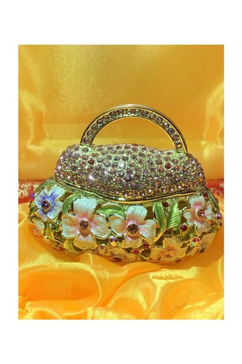 Blc Swarovski Taş Işlemeli Özel Tasarım Çanta