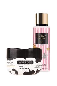 Lady Secret Rush Vücut Spreyi + Morfose Milk Therapy Saç Maskesi