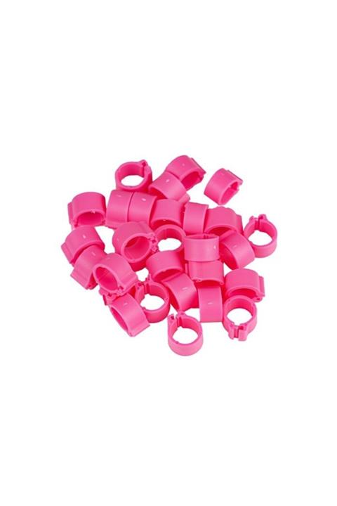 mutlu tavukçuluk Güvercin Bileziği 25 Lik Pk. Pembe