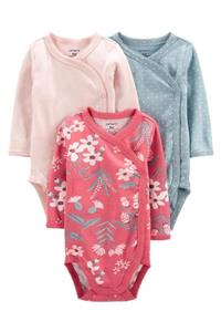 Carter's Kız Bebek Layette 3'lü Body Asortili 1l778610