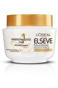 Loreal expert L'oréal Paris Elseve Hindistan Cevizi & Değerli Yağlar Eşsiz Karışım Banyo Öncesi Maske, 300 Ml