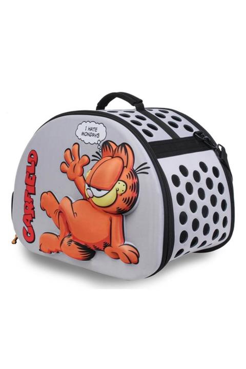 Kumbaraavm 3d Eva Garfield Kabartmalı Kedi Taşıma Çantası,