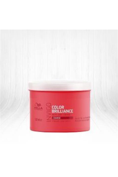 Wella Invigo Color Brilliance Mask 500 Ml Brilliance Renk Canlılığını Arttırarak