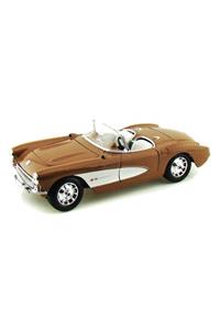 Maisto 1957 Chevrolet Corvette 1:18 Kahve Model Araba