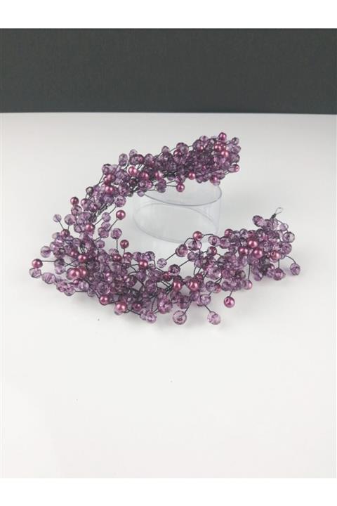 Hobigram Mor Renk Saç Ve Türban Aksesuarı