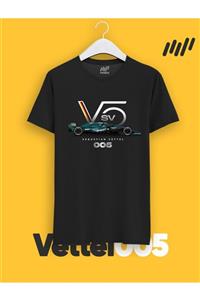 FANBOX SHOP Sebastian Vettel Aston Martin F1 Team Logo T-shirt