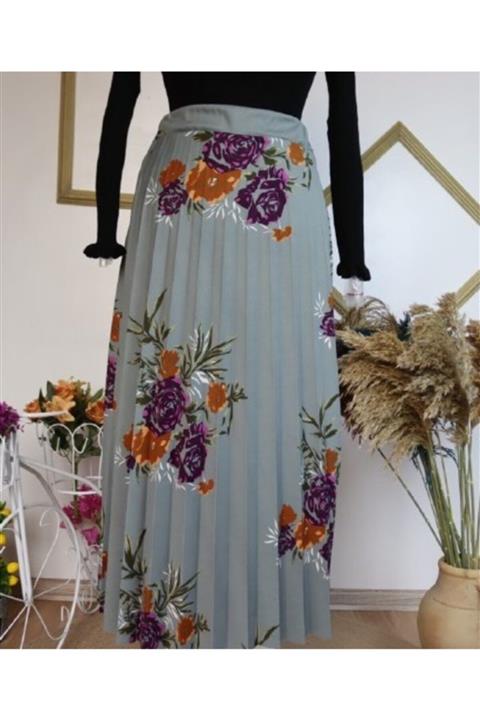 Modaytesettür Gül Desen Mira Etek